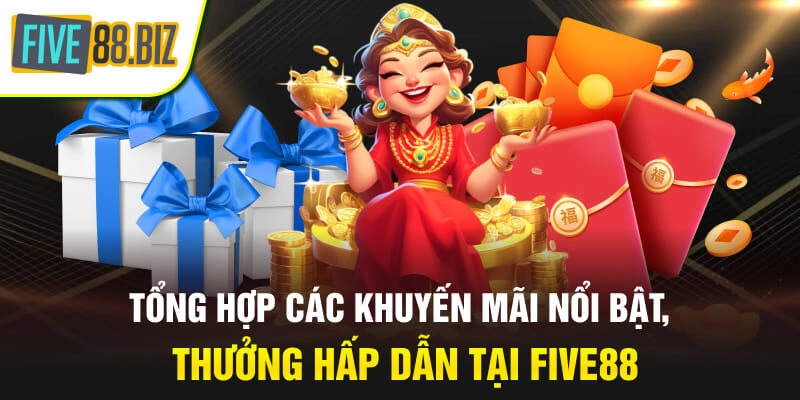 Tổng hợp các khuyến mãi nổi bật, thưởng hấp dẫn tại Five88